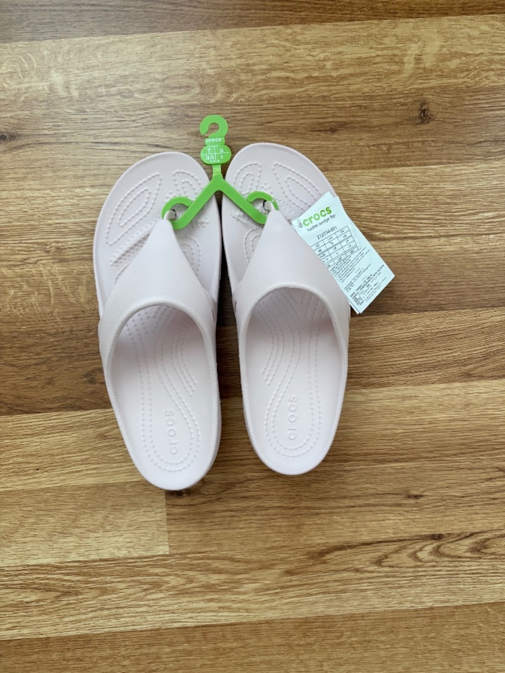NWT CROCS Women's Kadee Wedge Flip Flop Sandals